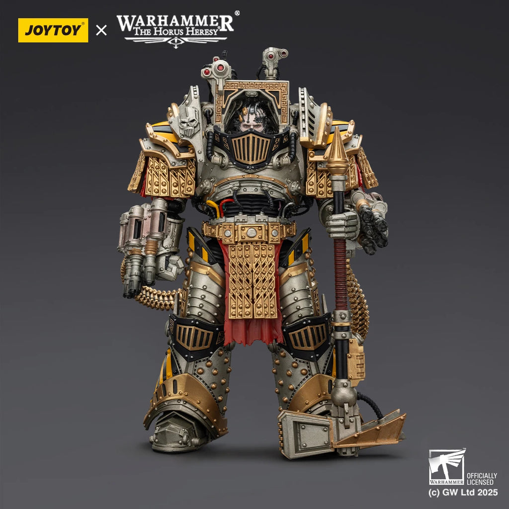 JOYTOY Warhammer 40K Iron Warriors Perturabo Primarch of The LVth Legion Action Figure Perturabo Model Primarch Collection New