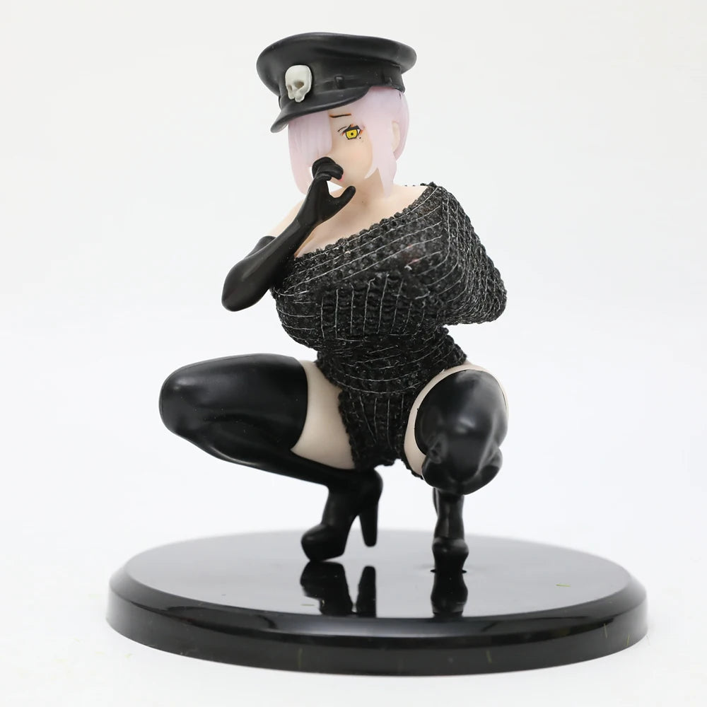 11cm  Woman Police Officer PVC Action Figure Sexy Anime +18 Uncensored for Adult Collection Gift Model Toys