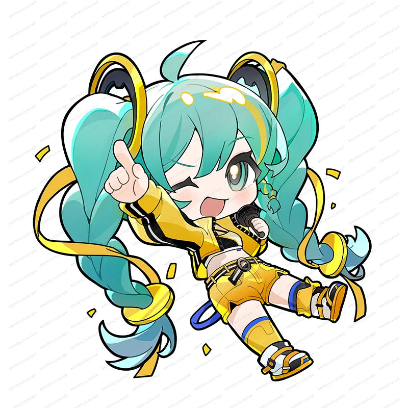 Оригинални Blokees Hatsune Miku екшън фигурка монтаж фигурка Singer MIKU анимационни аниме фигурки играчка PVC играчки кукла колекция подарък