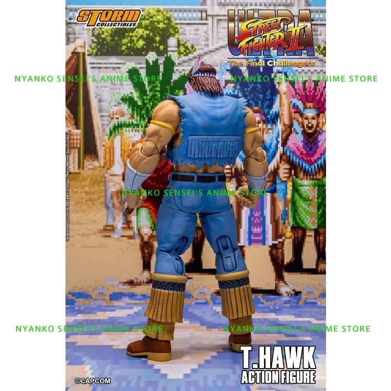 In Stock Storm Toys Ultra Street Fighter II T.Hawk The Final Challenger Action Figure Anime Model Trendy Toy Desktop Collectible