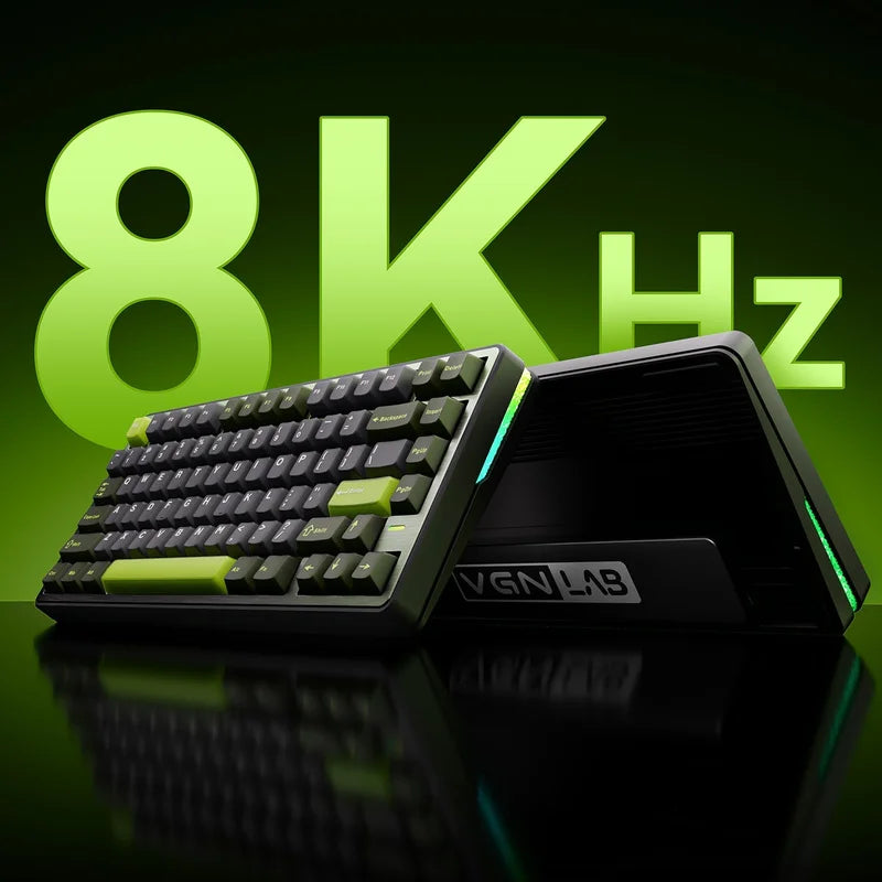 VGN Neon Ultra Series Magnetic Axis E-Sports Keyboard Customized Gasket Full Key Hot Swappable Rgb Light Effect Gaming Keyboard