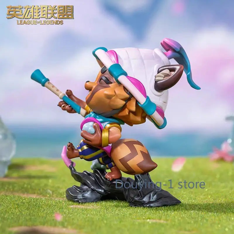 In stock, League of Legends LOL, Spirit Blossom, Teemo figure, Q version display game official peripheral spot decoration toys
