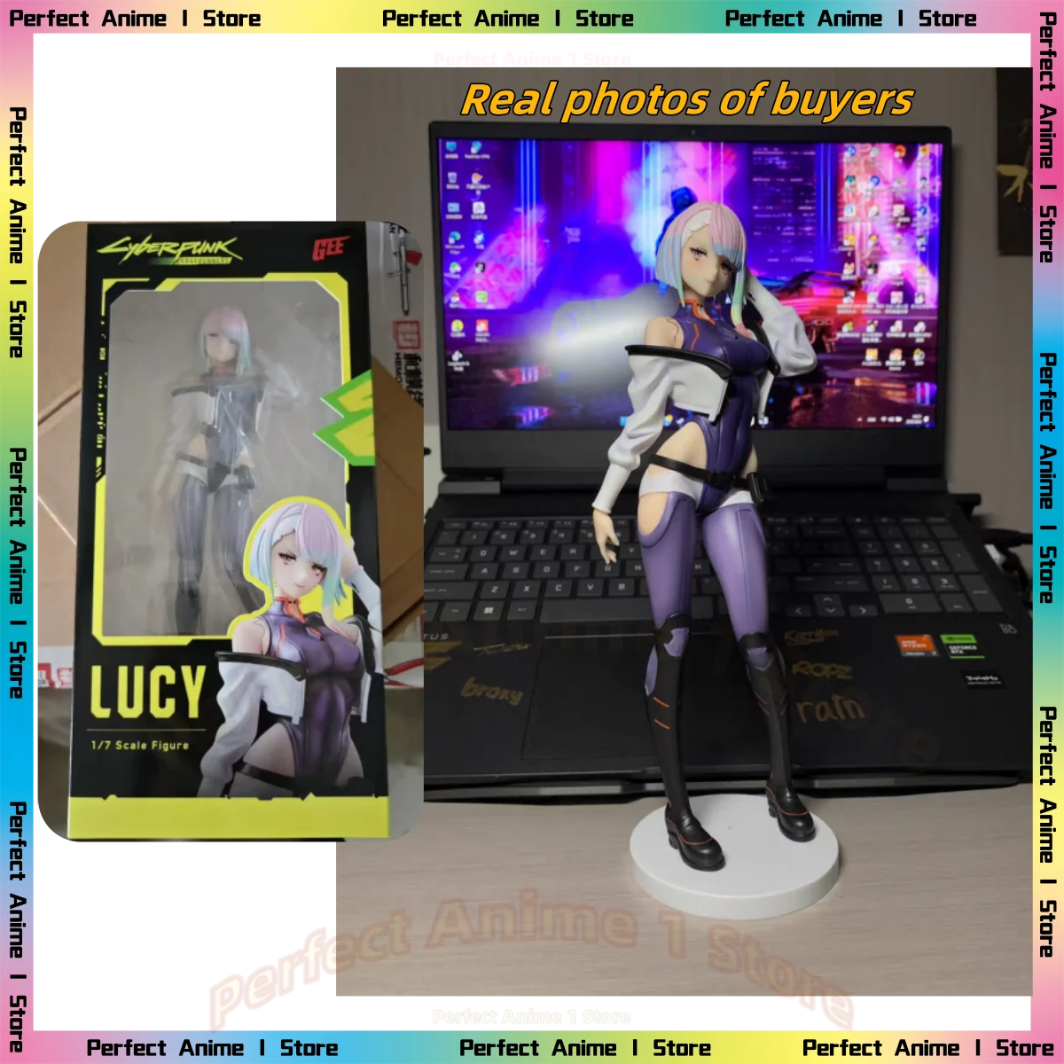 AniMester Cyberpunk Edge Walker CyberLoneke Lucy 1/7 Figure Gift Collection
