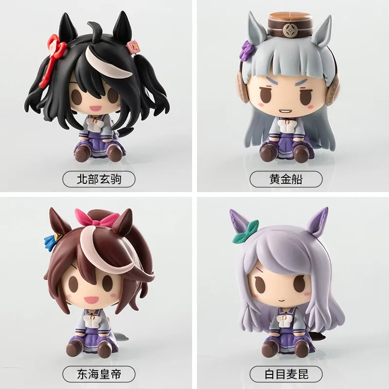 #2665 Umamusume Pretty Derby Mihono Bourbon Anime Figure Gold Ship/Tokai Teio/Matikanetannhauser Action Figure Model Doll Toys