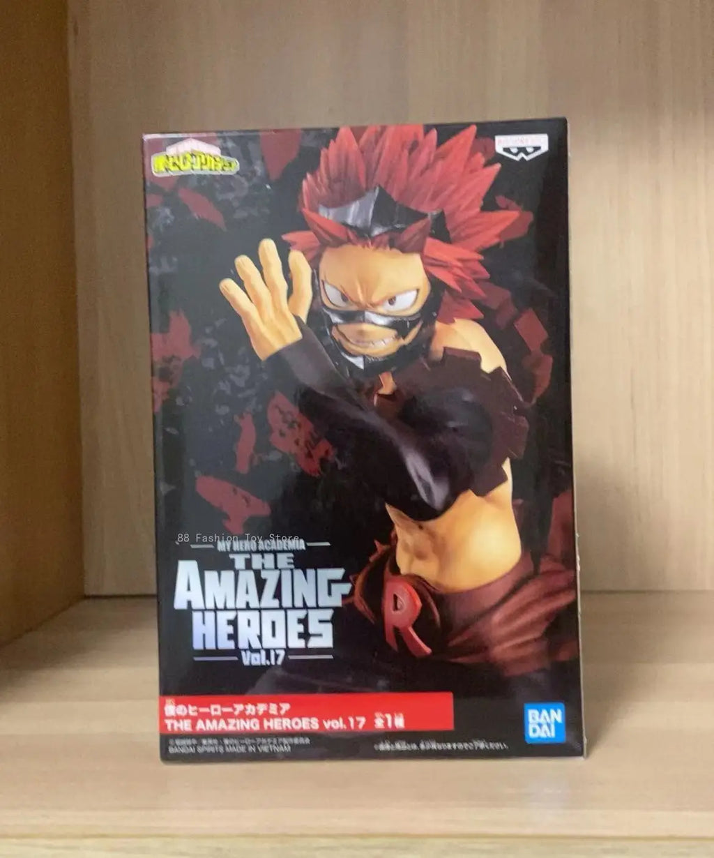 In Stock Bandai Original Anime Figure Kirishima Eijiro My Hero Academia Model PVC Toys Action Amazing Vol.35 Vol.17 Collector