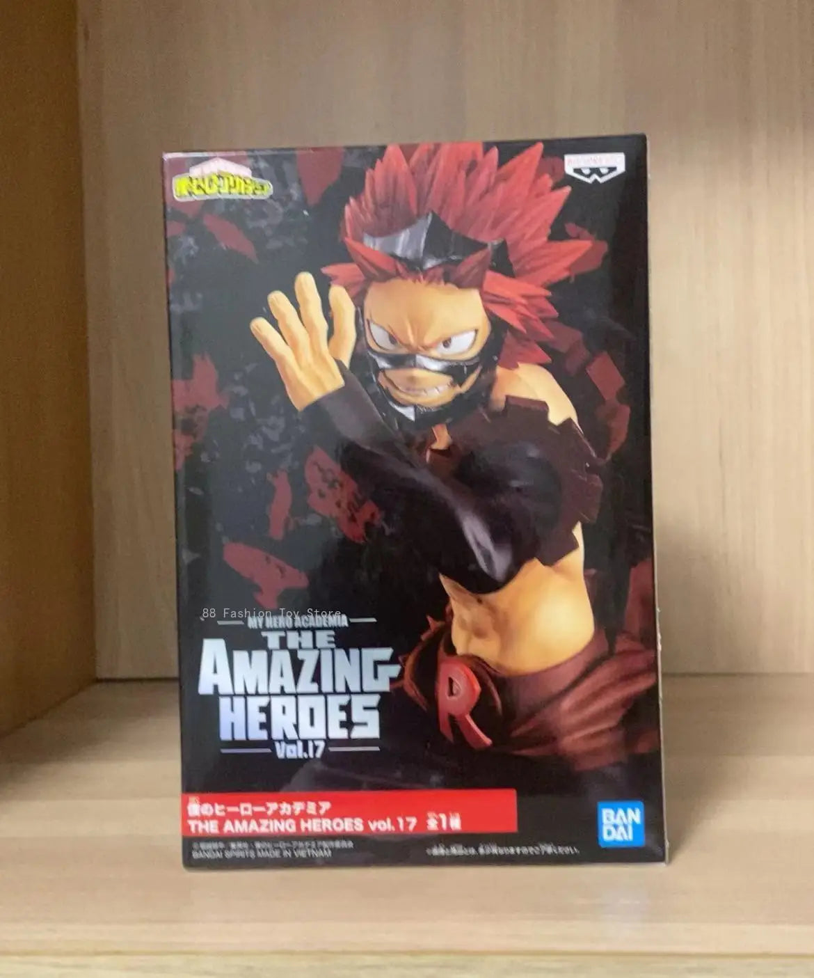In Stock Bandai Original Anime Figure Kirishima Eijiro My Hero Academia Model PVC Toys Action Amazing Vol.35 Vol.17 Collector