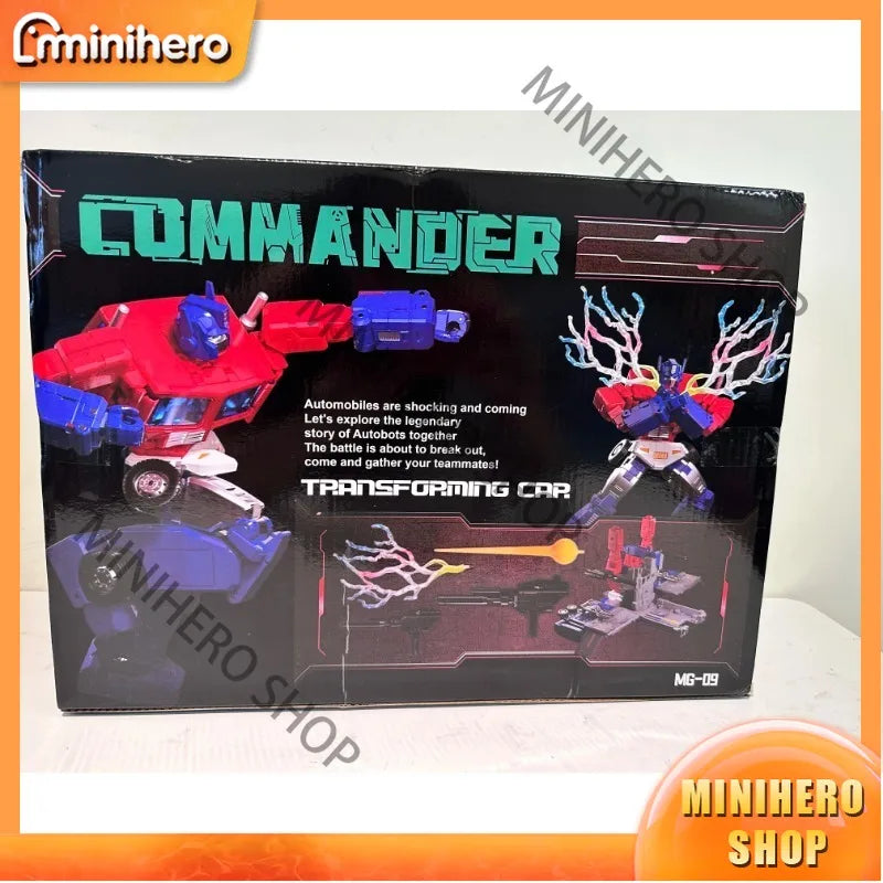 In Stock MG-09 Transforming Super Ginrai KO Prime Truck with Trailer Alloy Action Figure Toy for Boys Collectors Gifts MPG Style