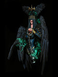 Unassambled 1/10 ancient fantasy woman warrior bust Resin figure miniature model kits Unpainted