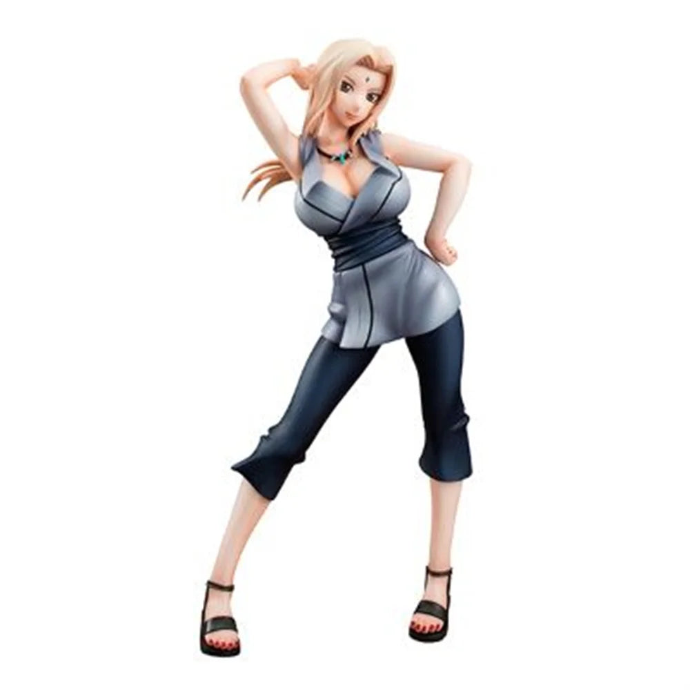 Cute Anime Tsunade PVC Action Figure Game Statue Collectible Sexy Girls Model Toys Doll Gifts 21cm