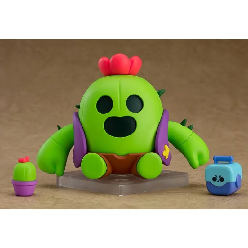GSC Produces Q-version Movable Humanoid Nendoroid Brawl Stars Anime Spike Character Model Figurine As A Holiday Gift for Friends