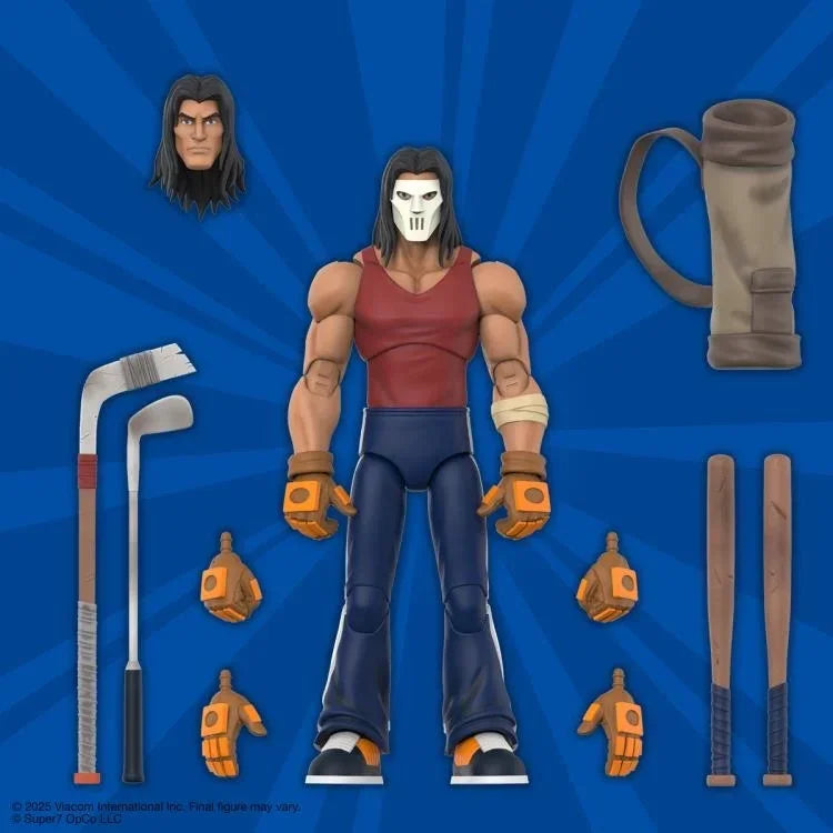 Super7 Teenage Mutant Ninja Turtles TMNT Wave 13 Action Figures Casey Jones Shredder Splinter Articulated Collectible Display