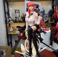Anime Chainsaw Man Figure - 47cm Makima PVC Action Statue Collectible Model Toy for Desktop Ornaments Ideal Gift For All Ages