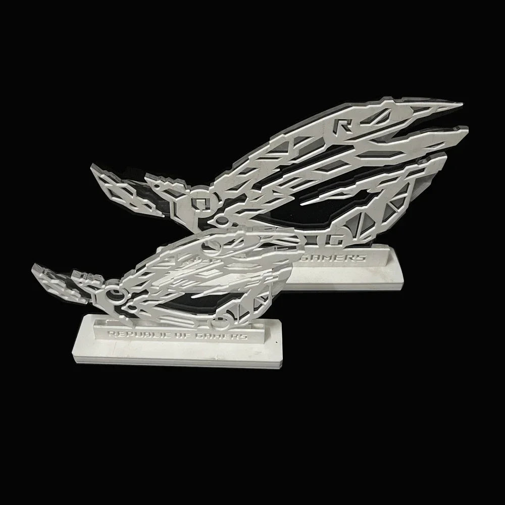 ARGB PC Case ROG Ornaments,DIY Desktop Gaming Cabinet Decorative Figure 5V 3PIN AURA SYNC