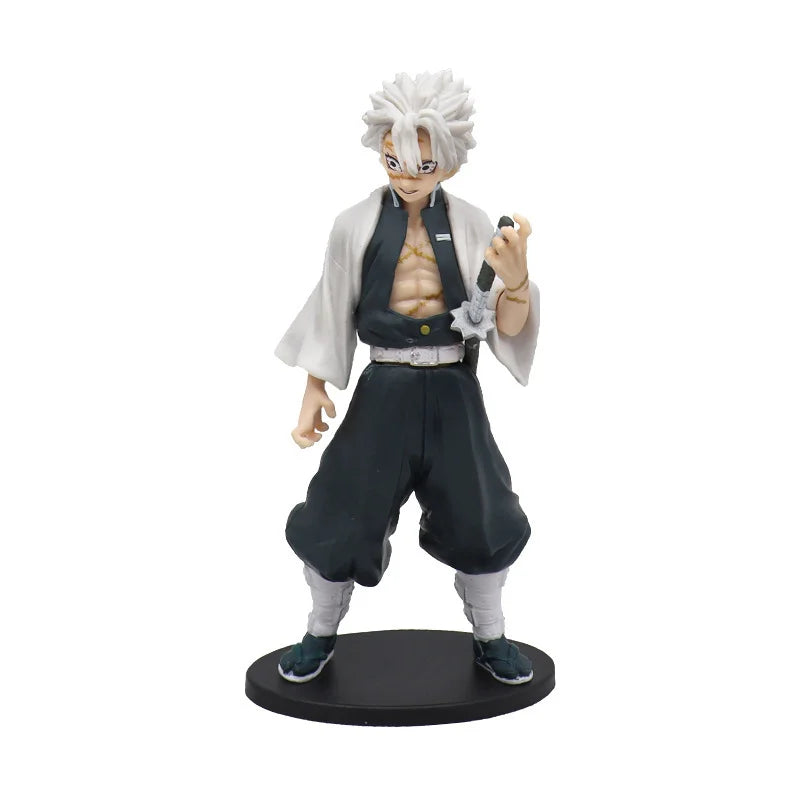 Anime Demon Slayer Kimetsu No Yaiba Sanemi Mitsuri Obanai Muichirou Kyoujurou Tengen PVC Action Figures Model Dolls Toys Gifts