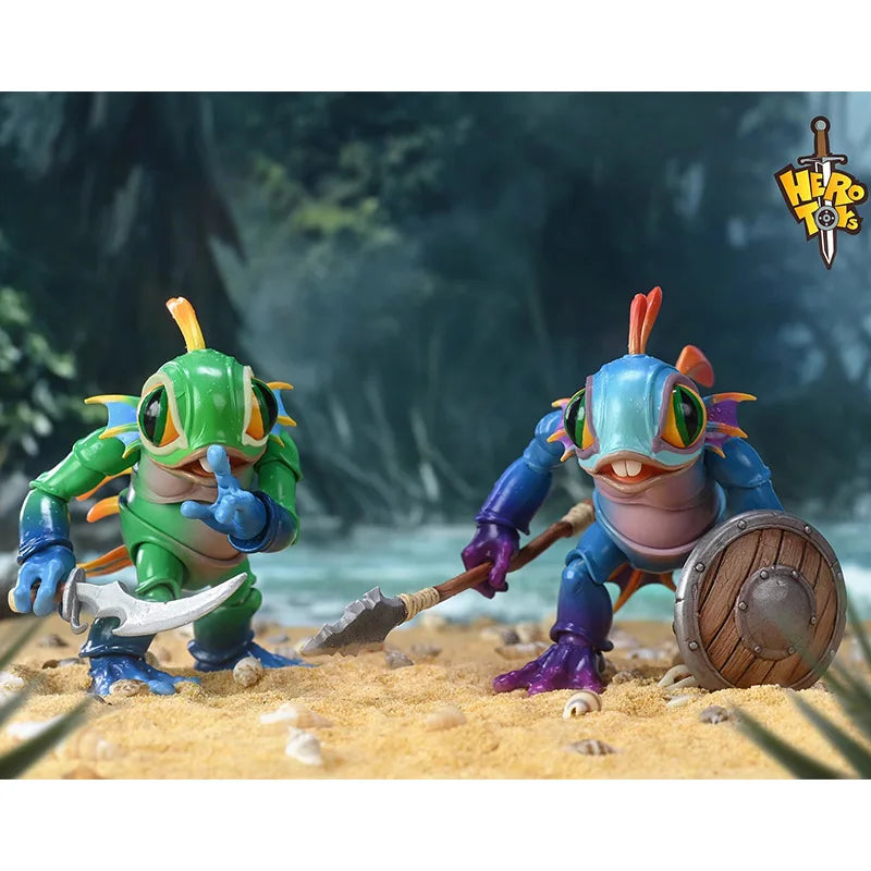 Auf Lager: Original Hero Toys Mety Toyz Warcraft Murloc Actionfigur im Maßstab 1:12