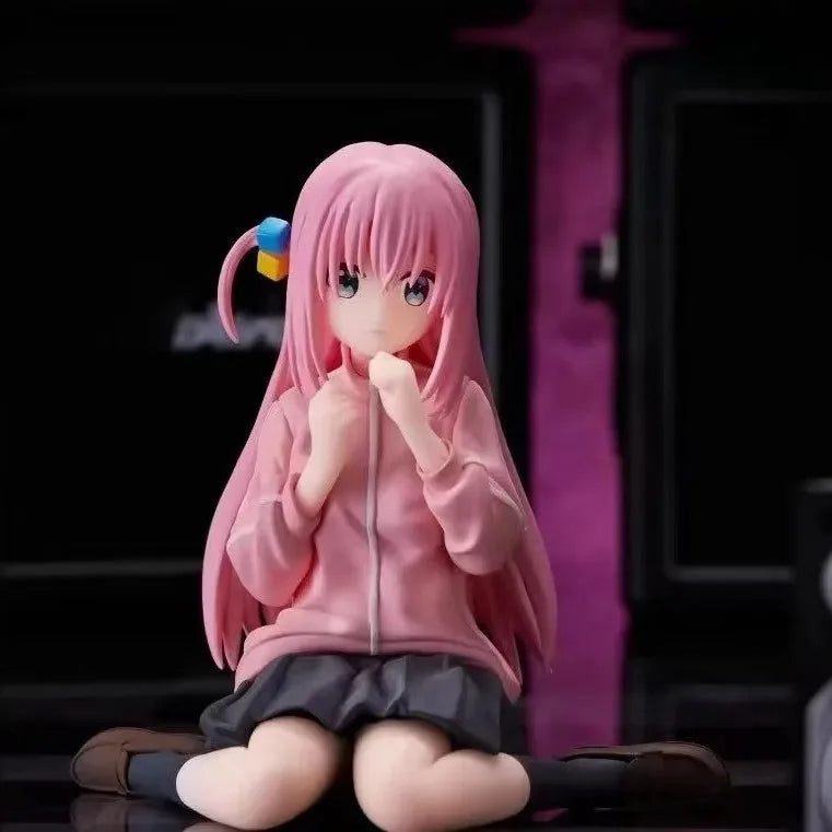 16cm BOCCHI THE ROCK! Anime Figure Gotoh Hitori Action Figure Guitarist Girl Figure Desktop×Decorate Collections Model Doll Toys