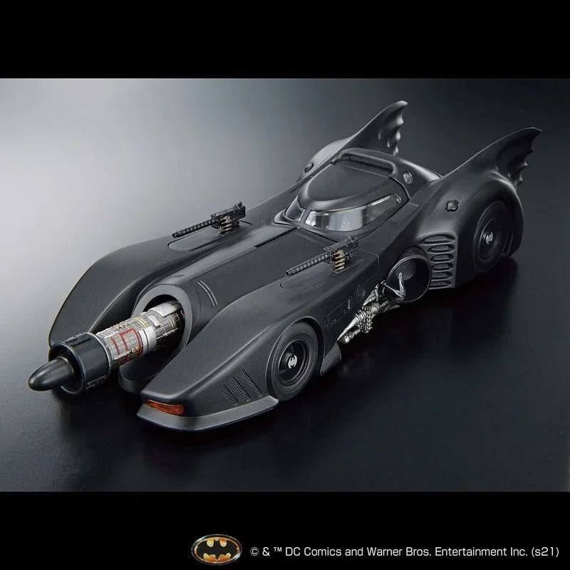 Bandai Original  Anime Figure Batman SCALE 1/35 DC BATMOBILE BATMAN VER Action Figures Collectible Ornaments Toys Gifts for Kids