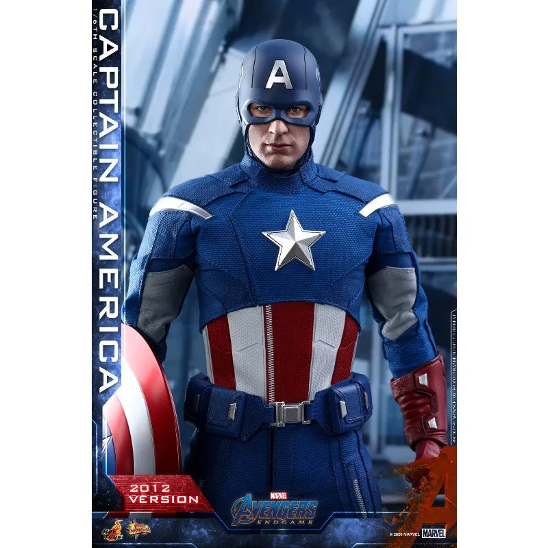 New Original Hot Toys Marvel GAPTAIN AMERIGA 2012 VERSION MMS563 Action Figures Toys Gifts Collection