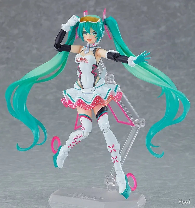 【In Stock 】Original GSC GT Plan Racing Future 2021 Figures Animation Ornaments Gifts  Figma SP-138 Hatsune Miku