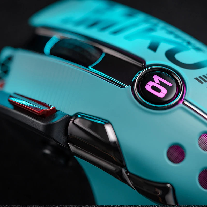 Hatsune Miku Anime Wireless Gaming Mouse by RGB Collectible Gaming for Pc Computers Laptop Mouse Gifts