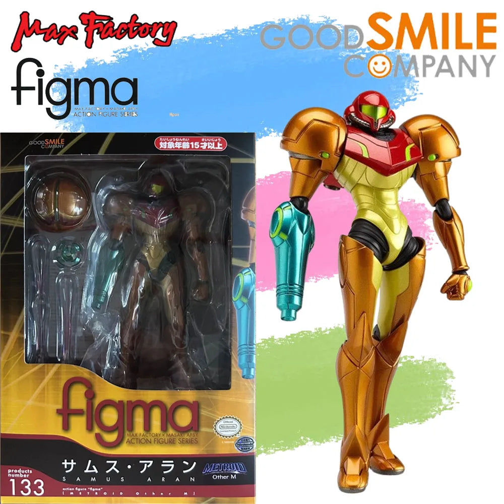 In Stock Genuine GSC Max Factory Figma METROID Other M Samus Aran Figure Anime Action Model Toy