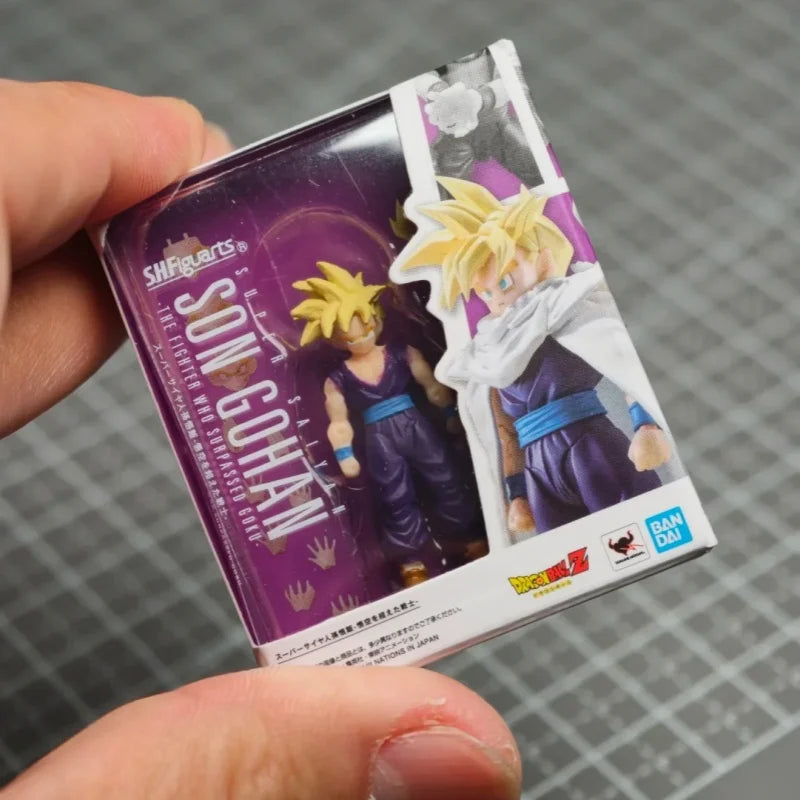 Bandai Dragon Ball S.H.Figuarts Miniature Collection Son Goku Vegeta Gohan Future Trunks Ssj Anime Figures Birthday Toy Gifts