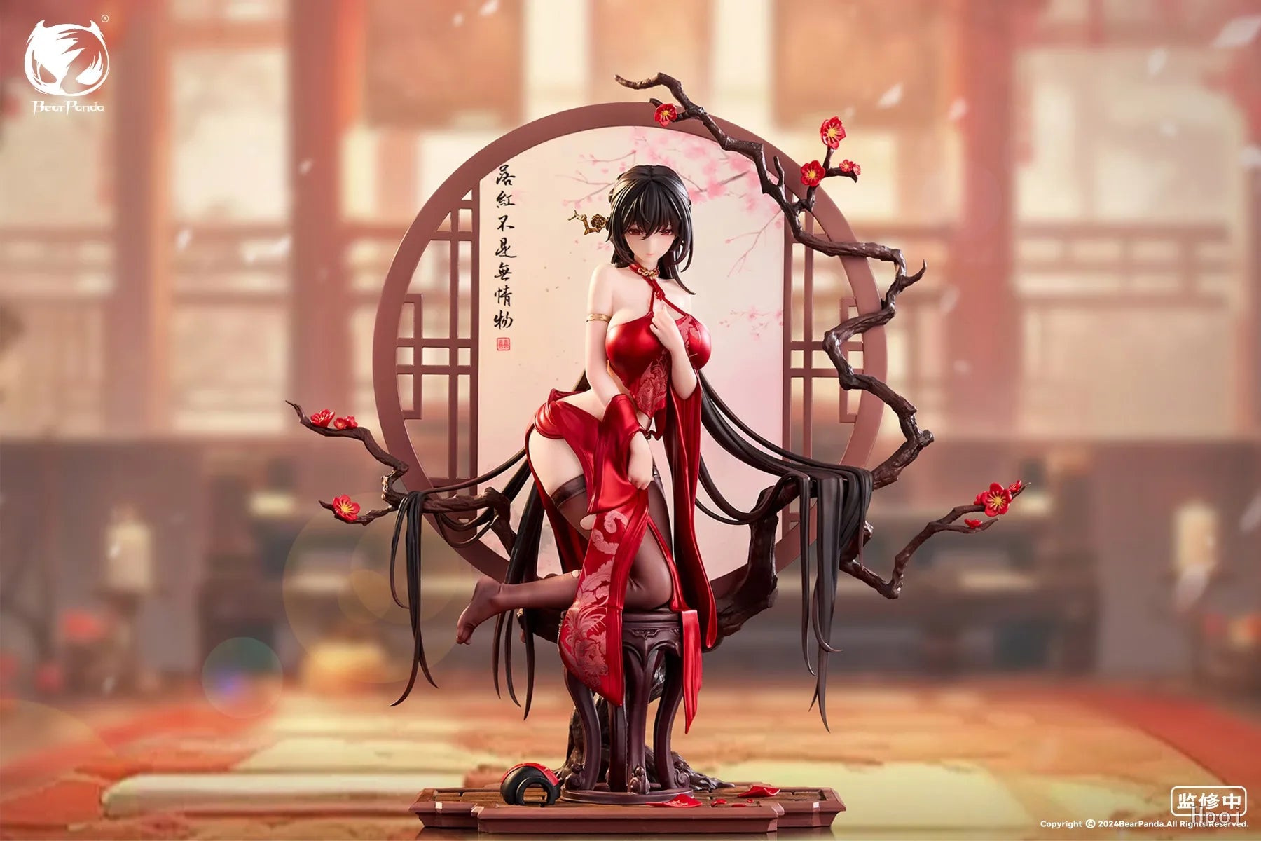 -In Stock Original BearPanda Chinese Style Series 1/6 Anniversary Model: Luohong  Anime Model Figure Collection Gift