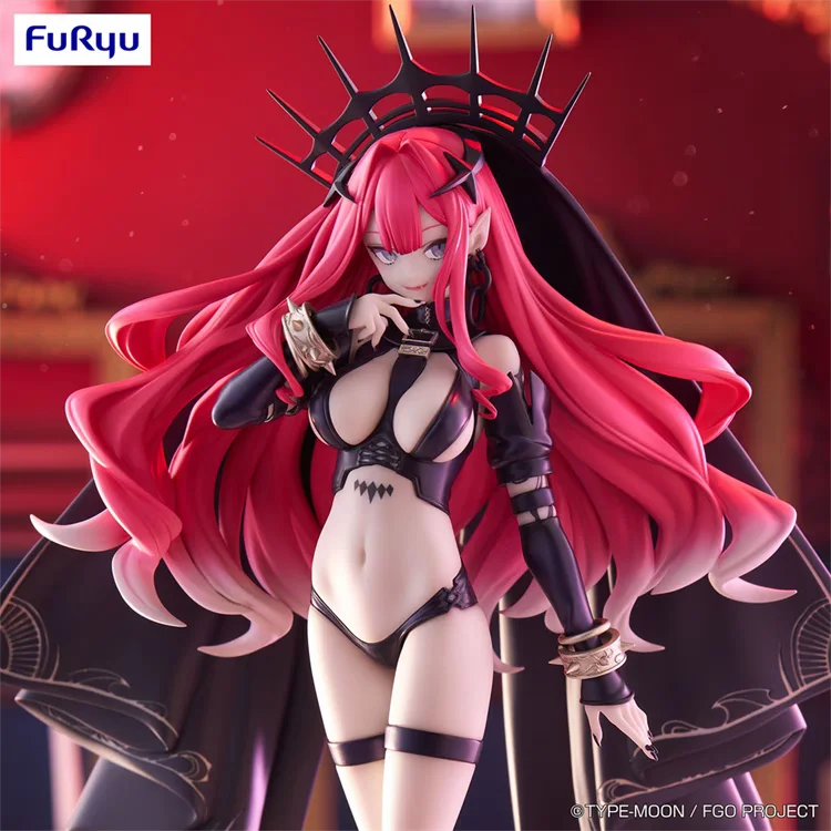 Original FuRyu Fate Grand Order Trio-Try-iT Figure Fairy Knight Tristan Baobhan Sith Action Figure Toy Anime PVC Model Collector
