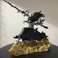 ‌Bleach Anime Ichigo Kurosaki 24cm Moonless Combat Figure Model Statue Collectible Desktop Decor for Boys Gift