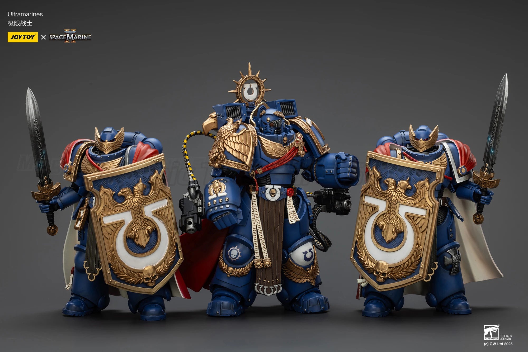 【MT】 JOYTOY 1/18 Action Figure Warhammer 40KUltramarines Marneus Calgar Chapter Master Victrix Honor Guard  Model Toy