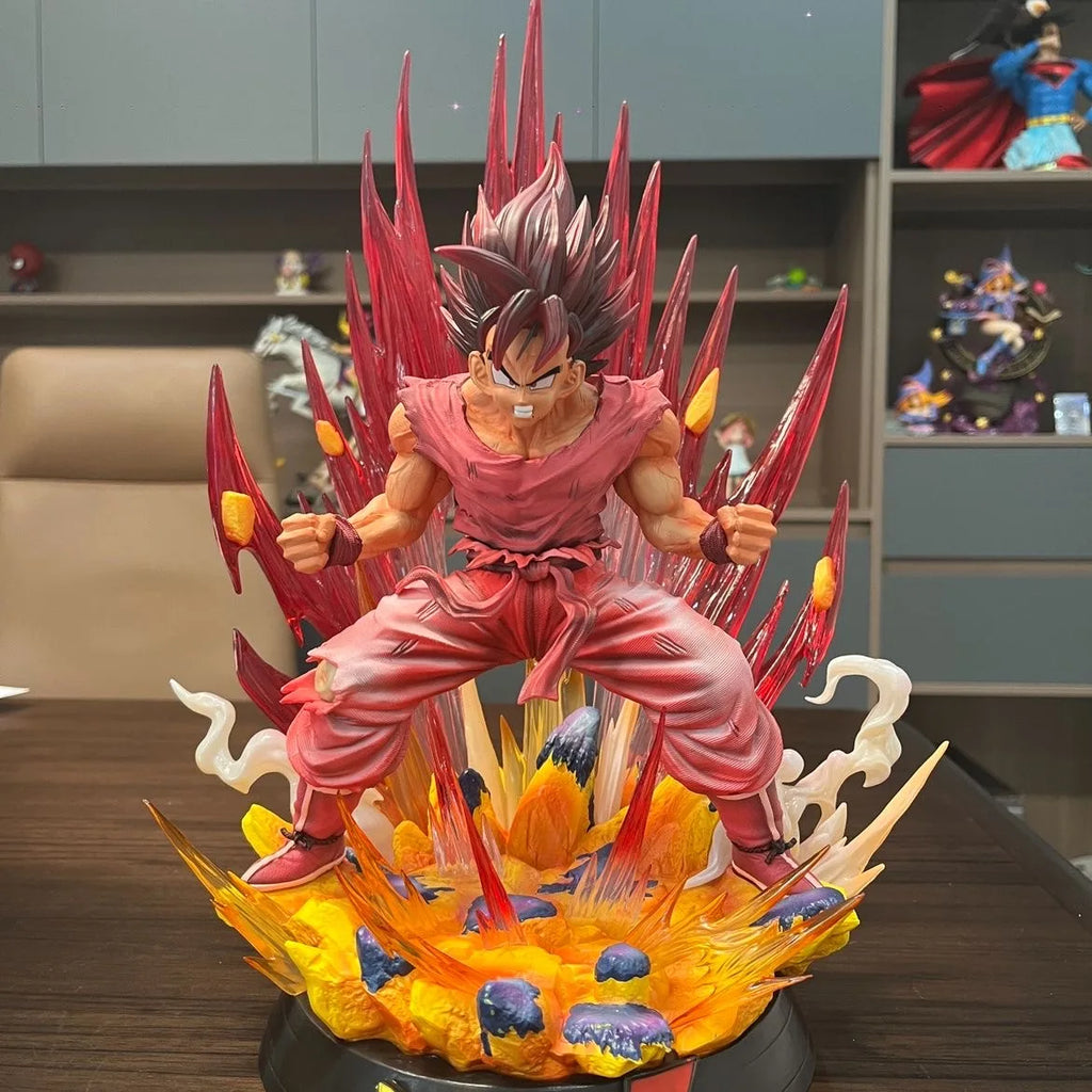 38 cm DBZ Anime Dragon Ball Z Figur Kaiouken Goku Actionfigur PVC Sammlung Modell Spielzeug Geschenke