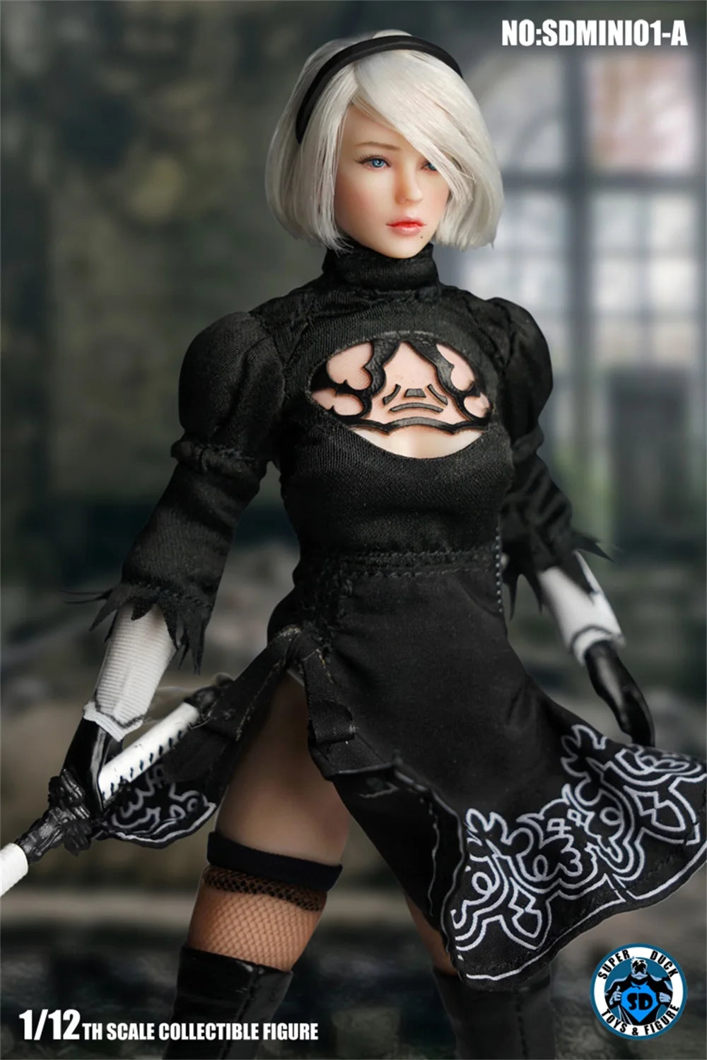 1/12 SUPER DUCK SDMINI001 Cosplay Sexy Beauty 2B NieR Girl No Body Gift For Fans DIY Collectable