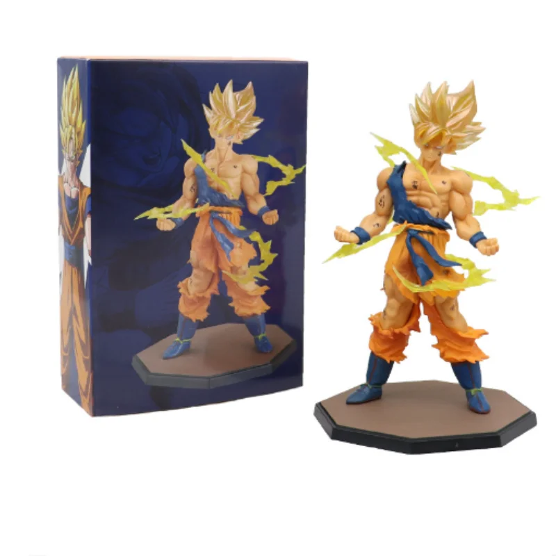 16см Dragon Ball Z Son Goku Super Saiyan Аниме фигурка Goku DBZ екшън фигурка модел подаръци играчка детски колекционерски фигурки статуи