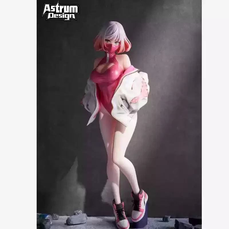 25cm Anime Figures Luna Sneakers High Slit Mask Style 2d Beautiful Girl Pvc Action Figure Desktop Ornament Collectible Toys Gift