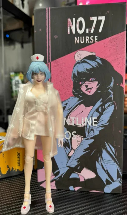 【SF】JOYTOY 1/18 Action Figure FRON TLINE CHAOS NO.77 DR. WHITE Model Toys Gifts Collection Ornaments