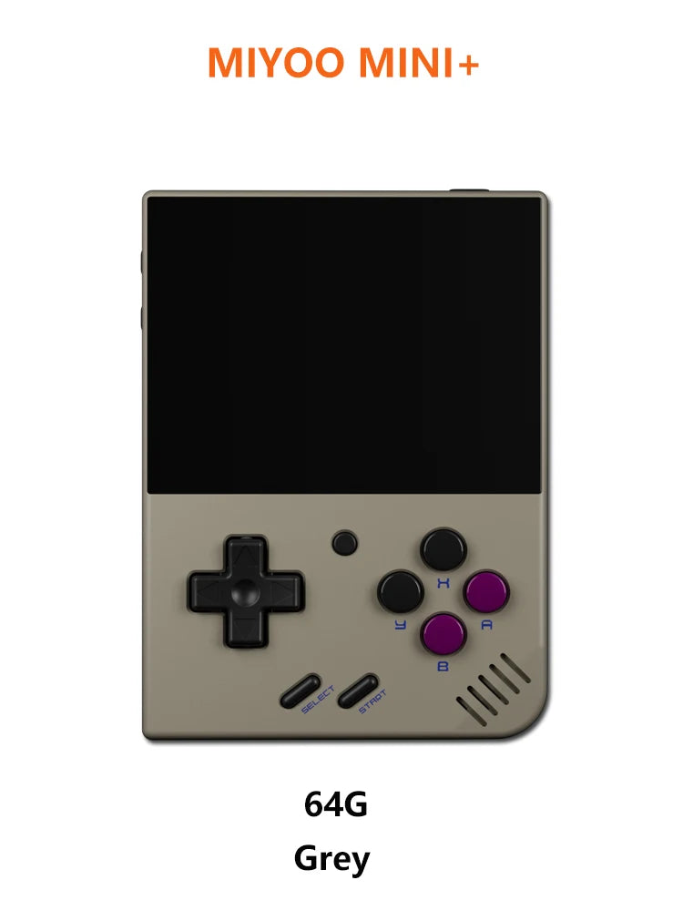 MIYOO Mini Plus Tragbare Retro-Handheld-Spielekonsole 3,5-Zoll-IPS-HD-Bildschirm Kindergeschenk Linux-System Klassischer Gaming-Emulator