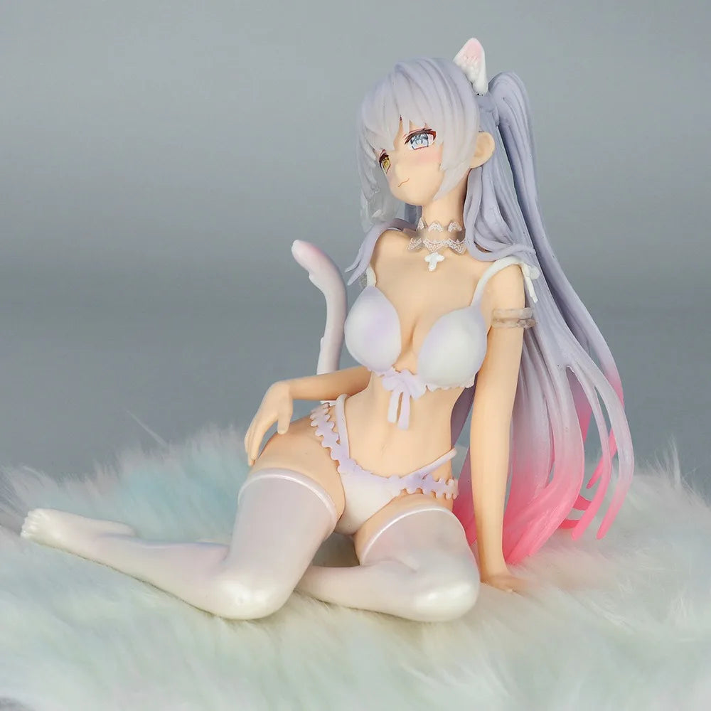 Saophea Cat Girl Ecchi Figure, Sexy Anime Girl Waifu Action Figure Collectible Statue, Anime Decor Gift Toy