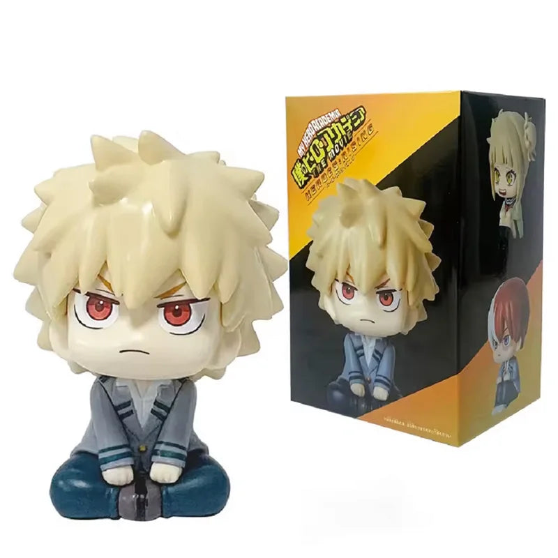 2026 Anime Figure cute Midoriya Izuku Figurine Bakugou Katsuki action figure Look up figure mini cute Toys Collectible doll Gift