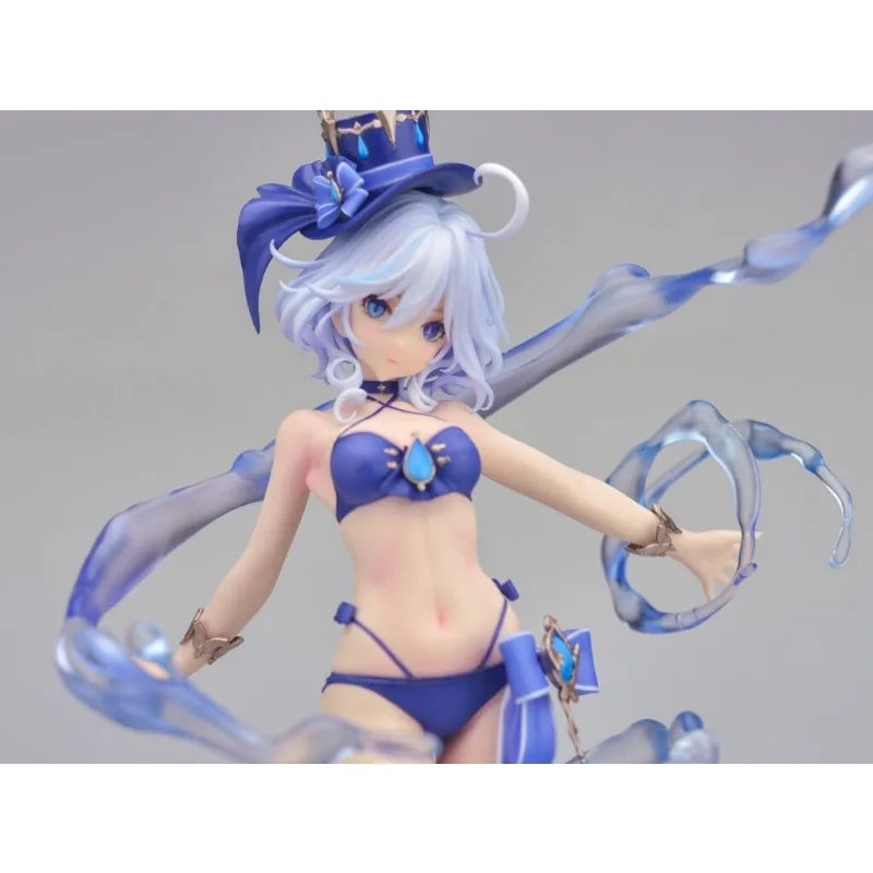 New Anime GK Furina de Fontaine Kawaii Figure Resin DIY Assembly White Model Toys Doll Ornament Gifts
