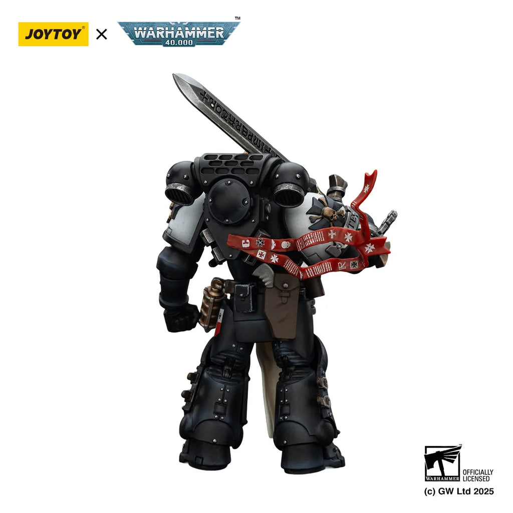 【In Stock】JOYTOY Warhammer 40K Black Templars Emperor's Champion"Bayard's Revenge" 1/18 Action Figure