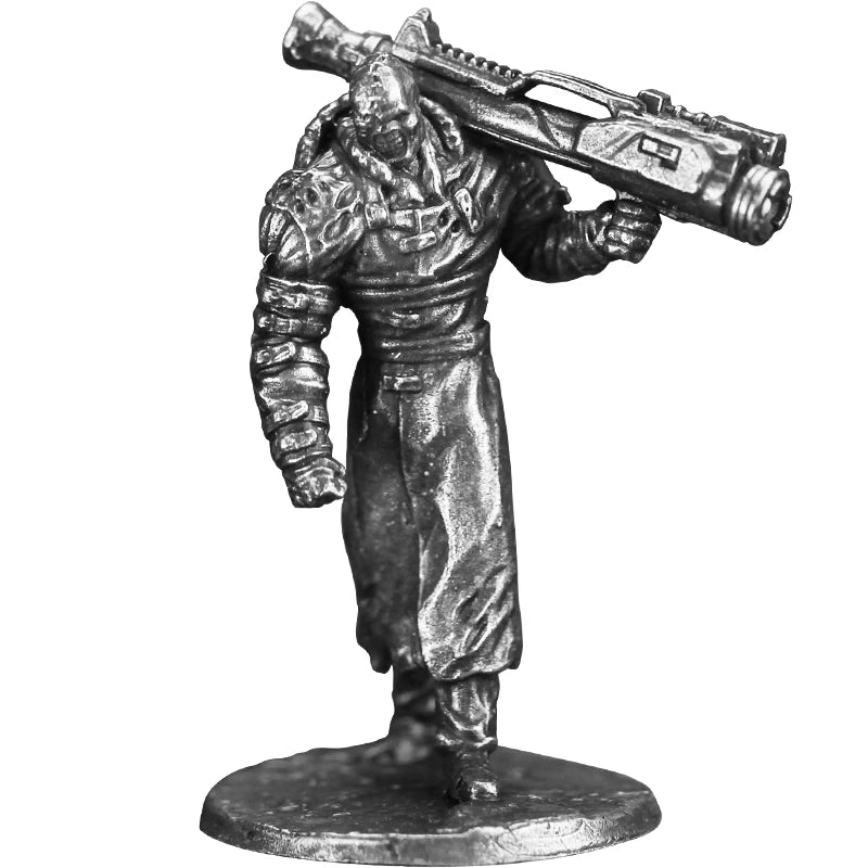 Metall Kupfernickel Resident Evil Soldat Modell Actionfiguren Brettspiel Stück Statischer Zustand Miniatur Ornament Zubehör Spielzeug