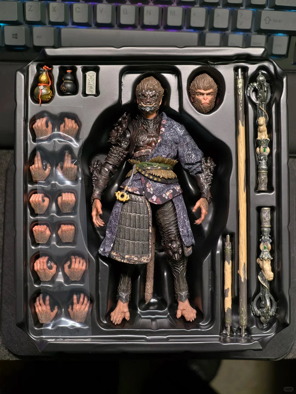 In Stock INART MORFIG 1/12 MAG-G0002 Black Myth Wukong Destined One The Bronze Armor Set 6inch Full Set Action Figure Ornament