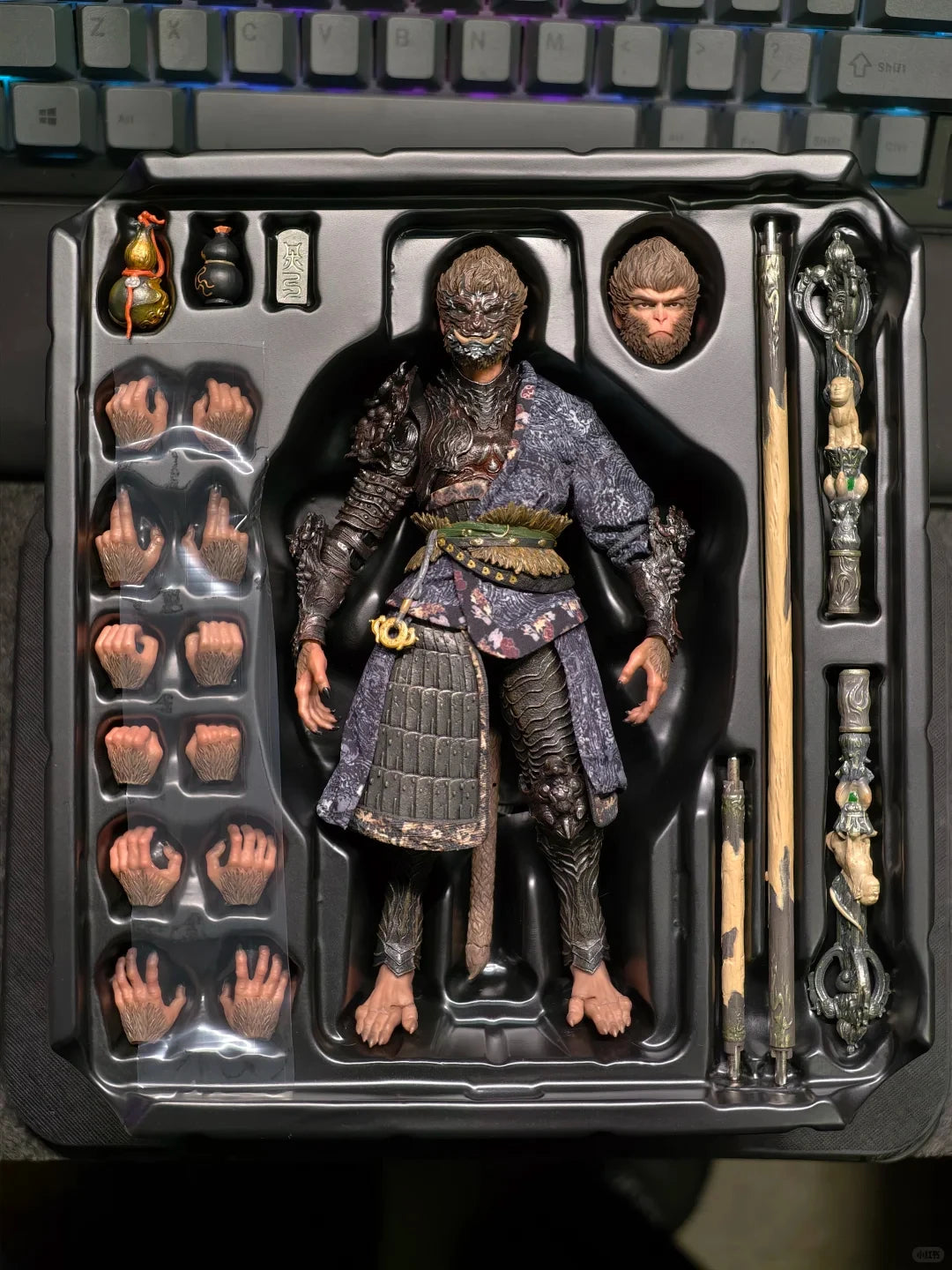 In Stock INART MORFIG 1/12 MAG-G0002 Black Myth Wukong Destined One The Bronze Armor Set 6inch Full Set Action Figure Ornament
