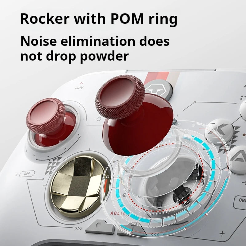 Aolion Gamepad Bluetooth Wired Hall Linear Trigger Vibration Sensation Ultra-Large Capacity Gaming Controller For Esports Player