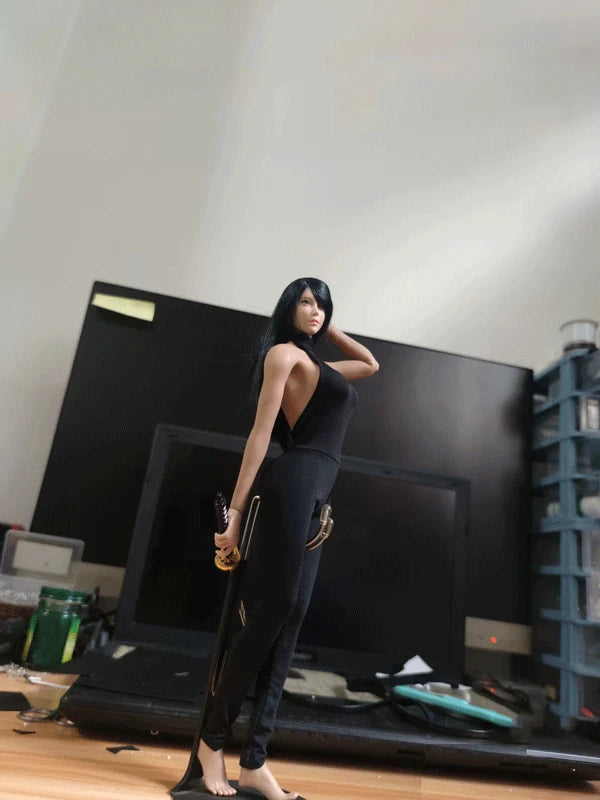 Weibliche Puppen im Maßstab 1/6, sexy schwarze Strumpfhosen, passend für 12-Zoll-Actionfiguren, TBL PH-Actionfigur-Körpermodell