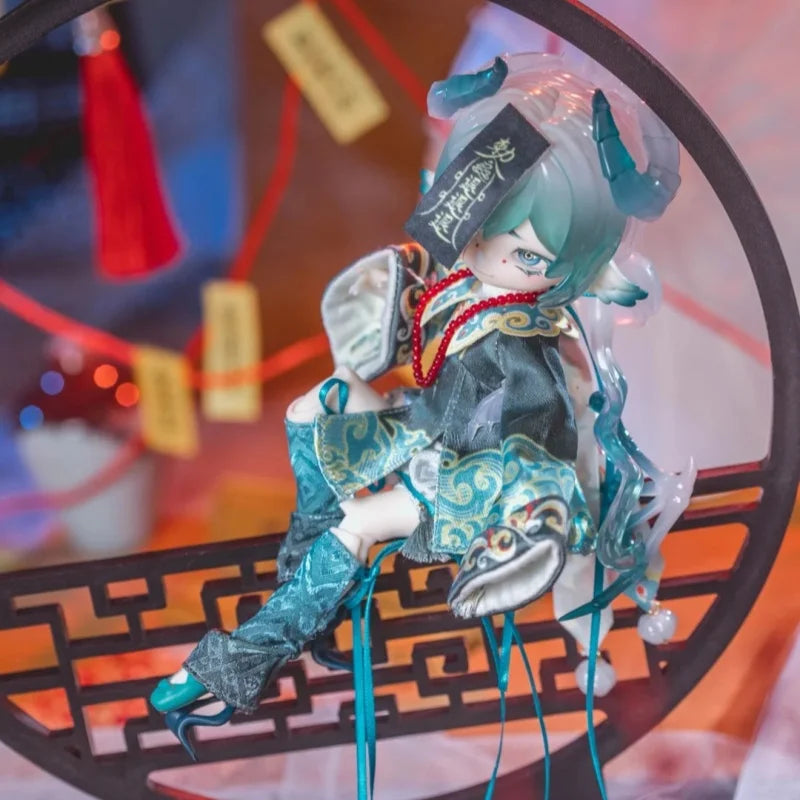 Authentic Penny Box 1/12 Bjd Green Zombie Series Anime Figure Cool Cool Limited Edition Movable Joint Model Action Figurine Gift