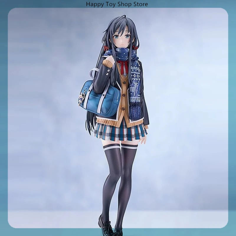 26cm My Teen Romantic Comedy Snafu Yukinoshita Yukino School Uniform Anime Figure Model Statue Collection Decoration Ornament