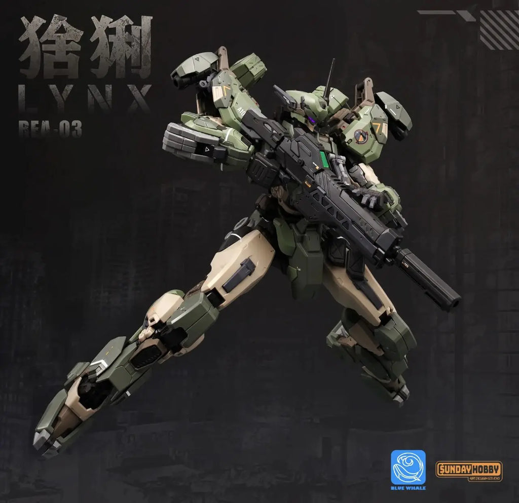 SUNDAY HOBBY Lynx REA-03 Articulated Model | Assembly Mecha | Gift-Grade | Realistic Style