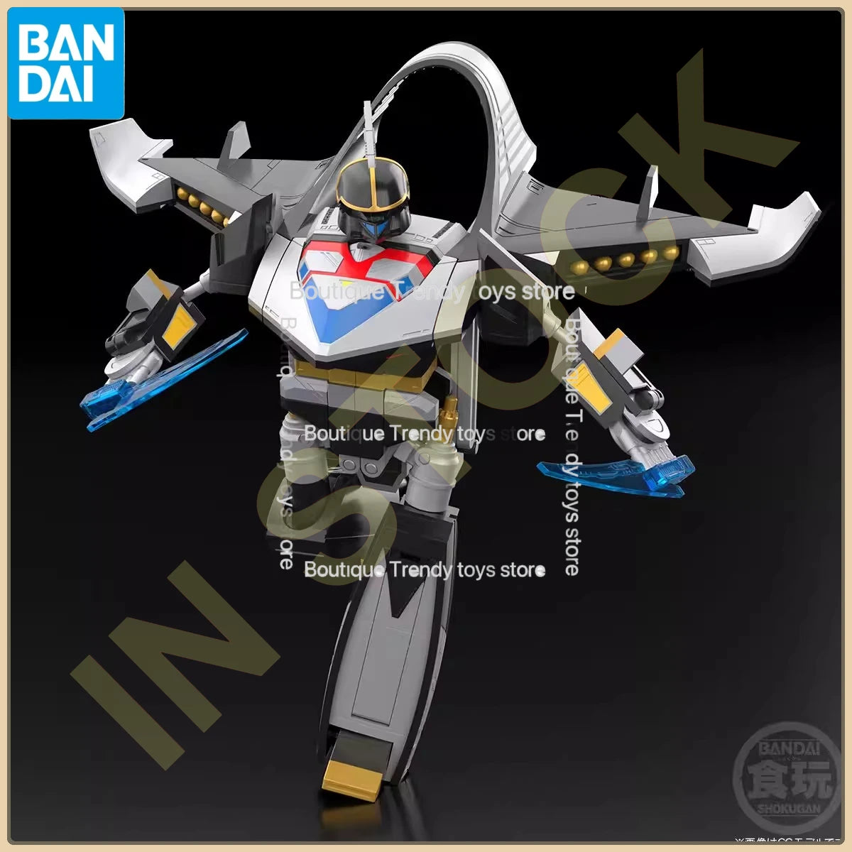 In Stock Bandai Shokugan SMP Future Sentai Time Rangers Time Phantom Assembly Model Kit Collectible Figure Toy