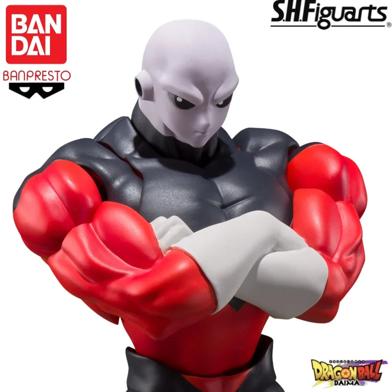 In Stock Original Bandai S H Figuarts Joint Movable Dragon Ball Jiren Model Action Figure Garage Statue Collectible Ornaments
